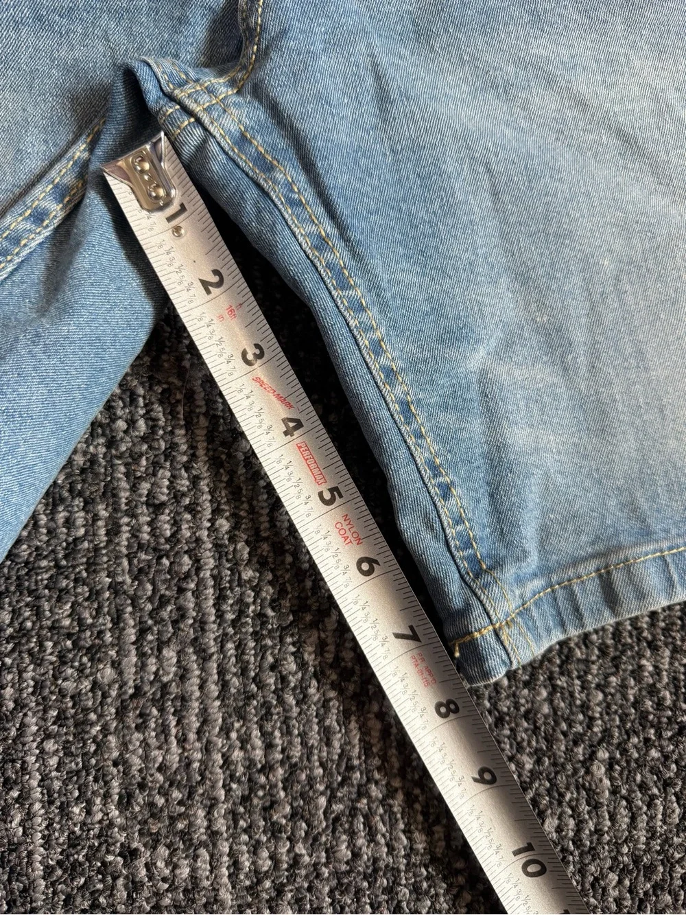 Ring of Fire Men's Denim Shorts Light Blue Size 36 NWT